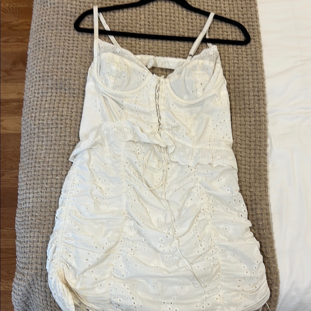 Elegant White Mini Dress